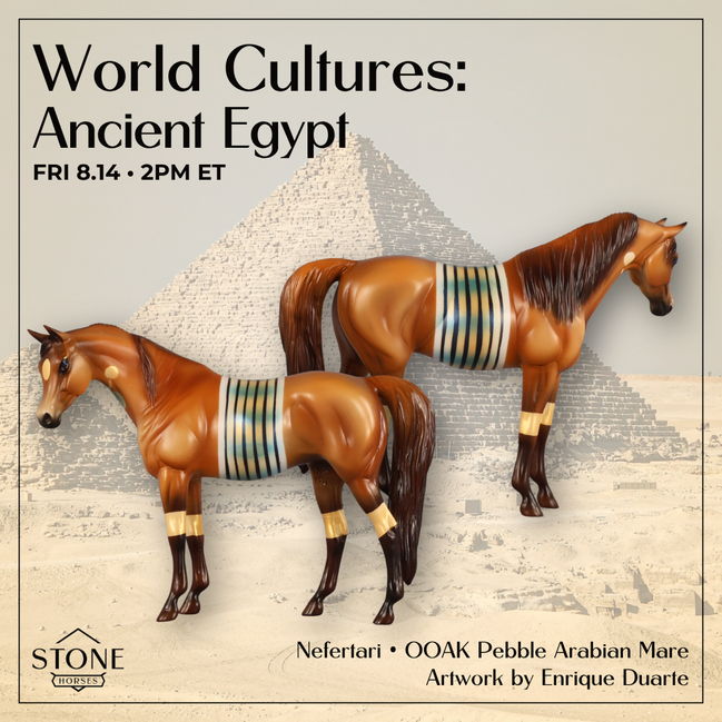 Nefentari OOAK Pebble Arabian Mare by Enrique Duarte WC26