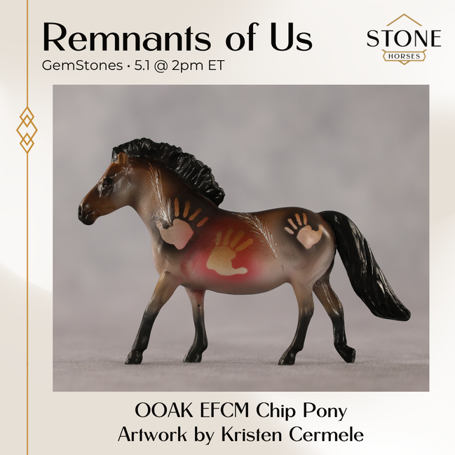 Remnants of Us OOAK EFCM Chip Pony by Kristen Cermele GS26