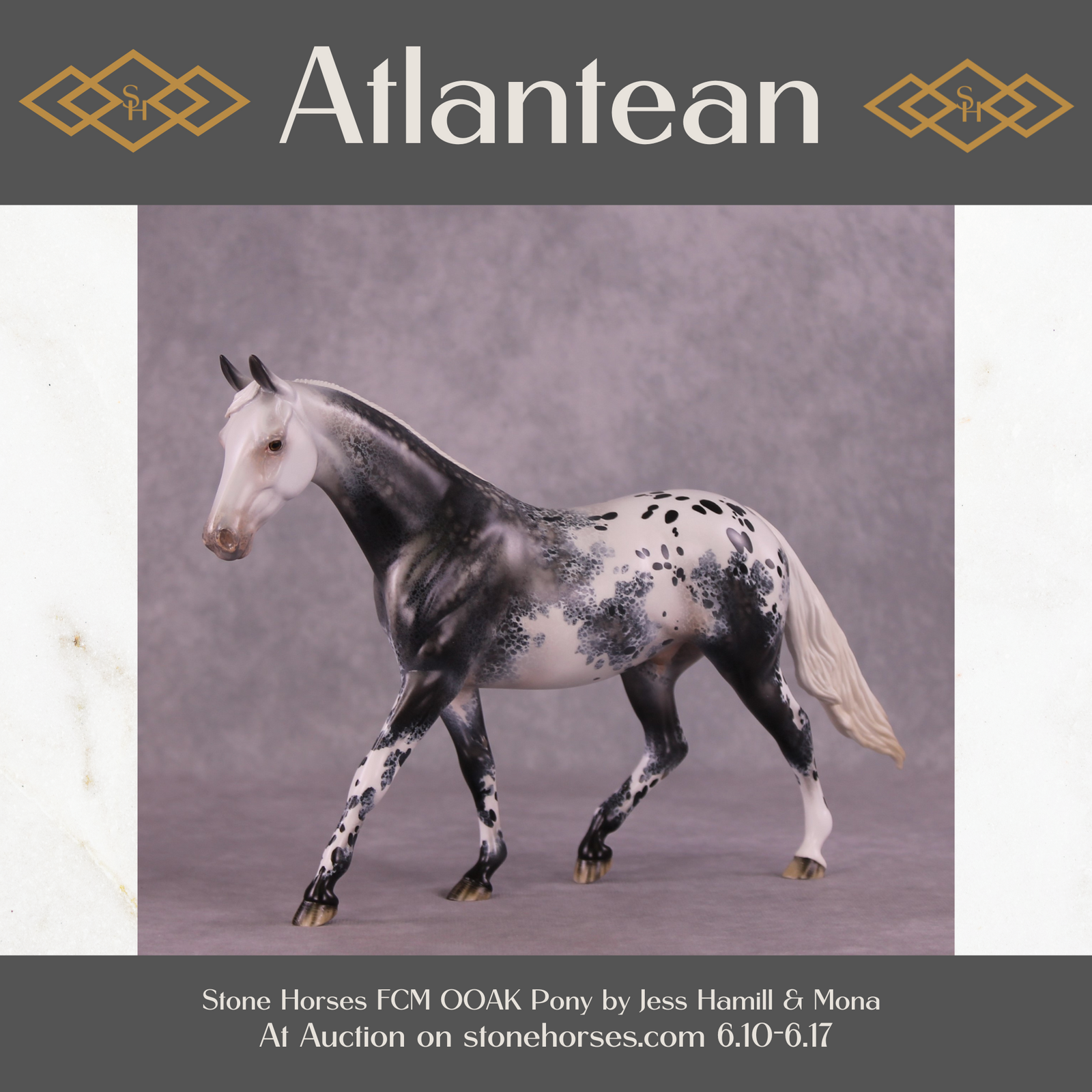 "Atlantean" OOAK FCM Pony by Jess Hamill Best Offer 6/18/25