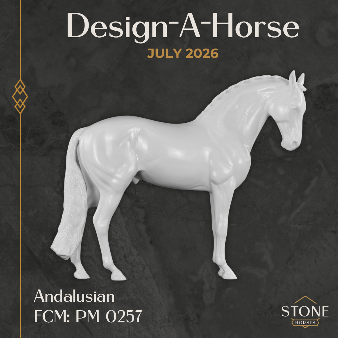 Design-A-Horse FCM Andalusian July Release DAH26 PM0257