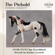 The Piebald OOAK EFCM Chip Warmblood by Kristen Cermele GS26