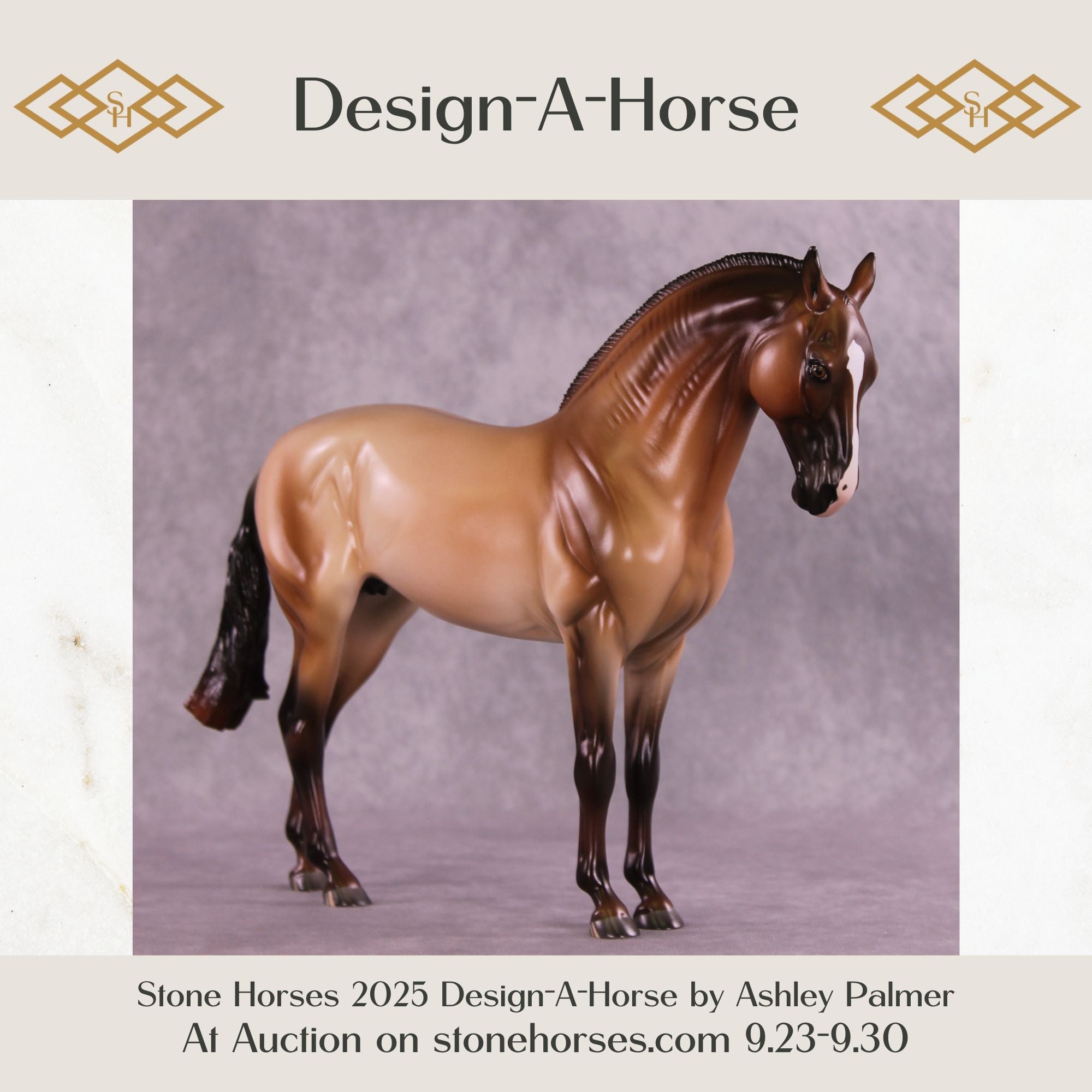 Design-A-Horse FCM Andalusian by Ashley Palmer SS925