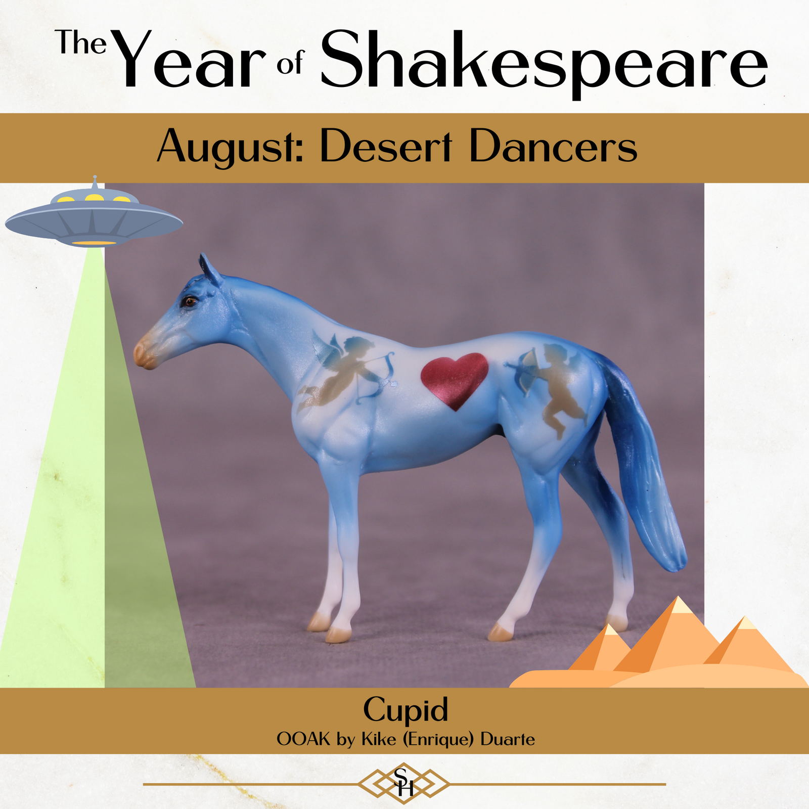 Cupid OOAK Chip Thoroughbred by Kike (Enrique) Duarte CL25