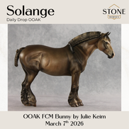 Solange OOAK FCM Bunny by Julie Keim DDOOAKs26