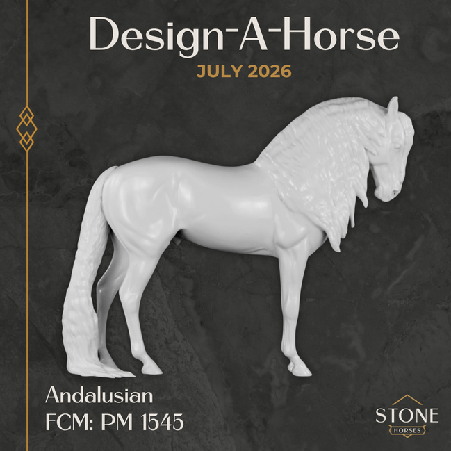 Design-A-Horse FCM Andalusian July Release DAH26 PM1545