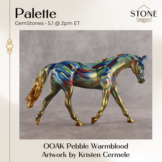 Palette OOAK Pebble Warmblood by Kristen Cermele GS26
