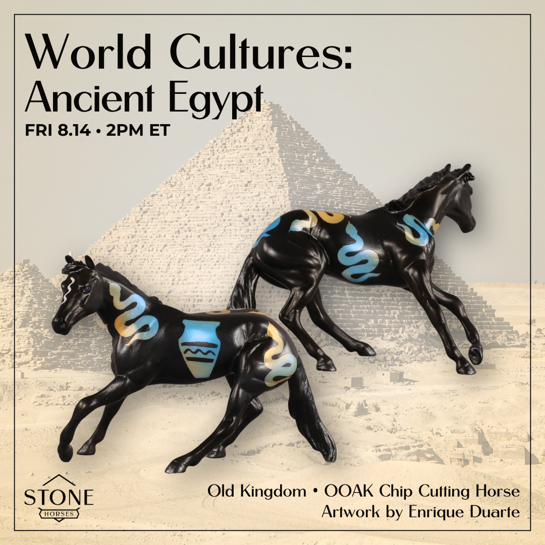 Old Kingdom OOAK Chip Cutting Horse by Enrique Duarte WC26