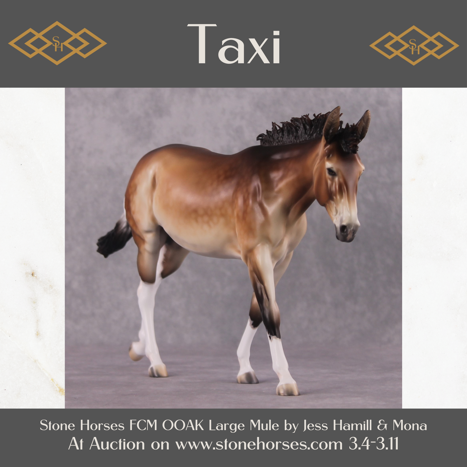 "Taxi" OOAK Large Mule By Jess Hamill Best Offer 03/11/2025