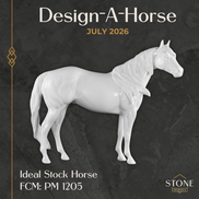 Design-A-Horse FCM Ideal Stock Horse July Release DAH26 PM1205