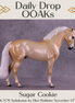 Sugar Cookie OOAK FCM Andalusian by Ellen Robbins DDOOAKs25