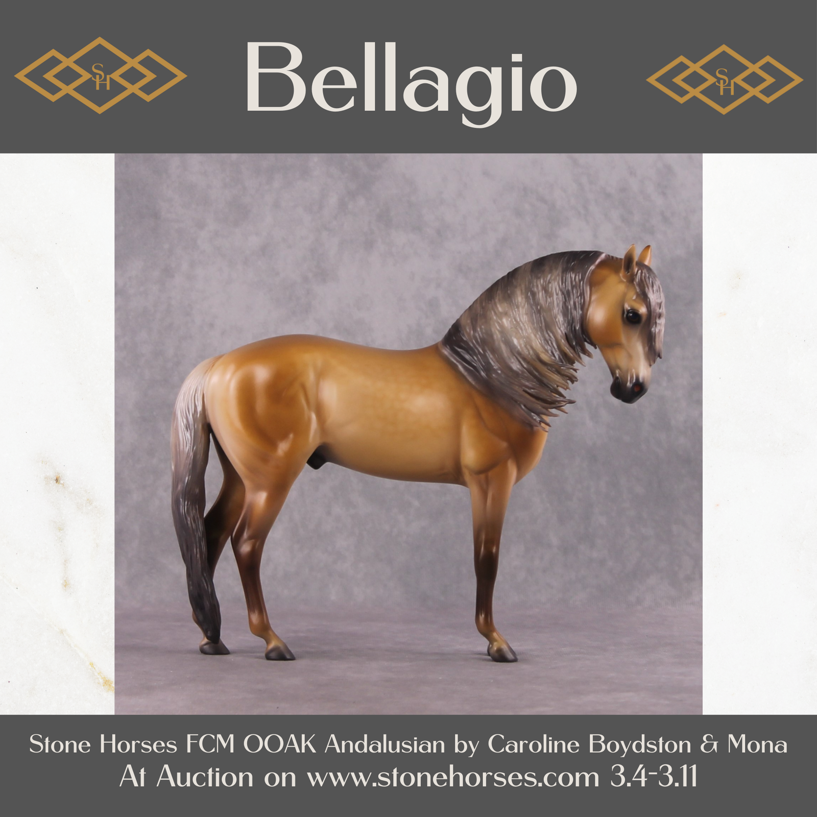 "Bellagio" OOAK Andalusian By Caroline Boydston Best Offer 03/11/2025
