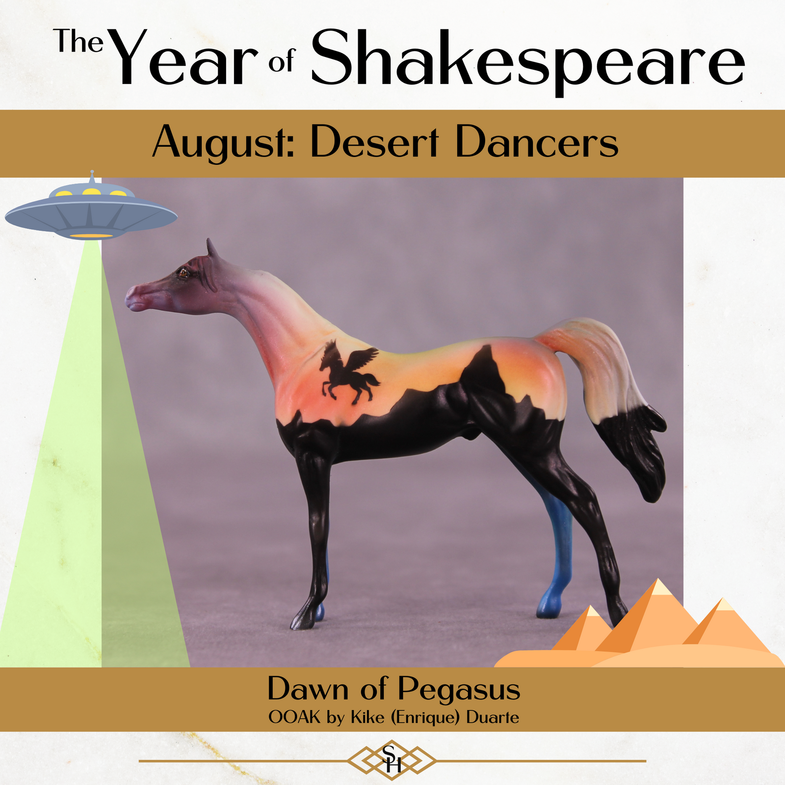 Dawn of Pegasus OOAK Chip Arabian by Kike (Enrique) Duarte CL25