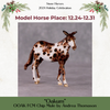 Oakum OOAK Chestnut Appy Mule Chip By Andrea Thomason HS24 MHP Auction Piece