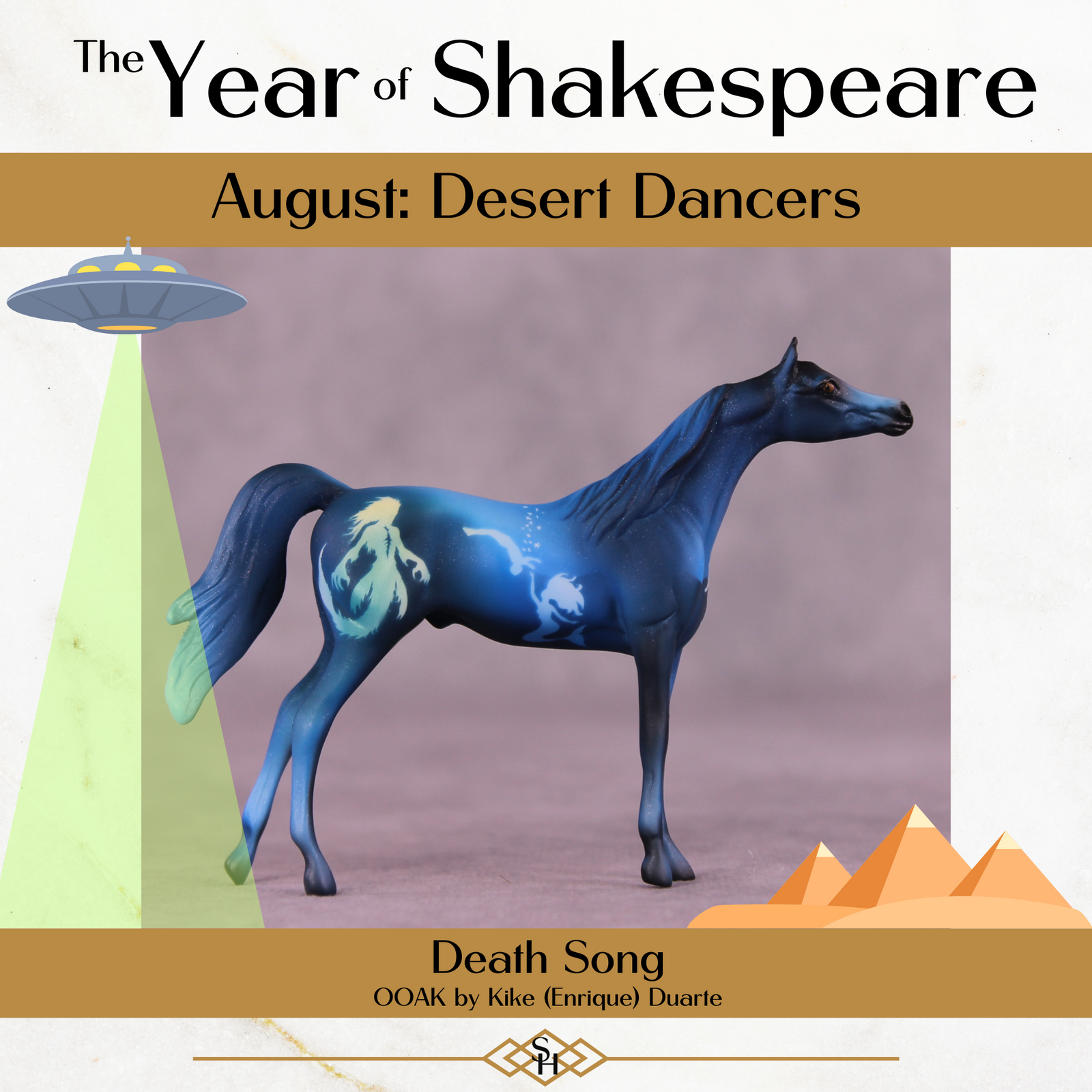 Death Song OOAK Chip Arabian by Kike (Enrique) Duarte CL25