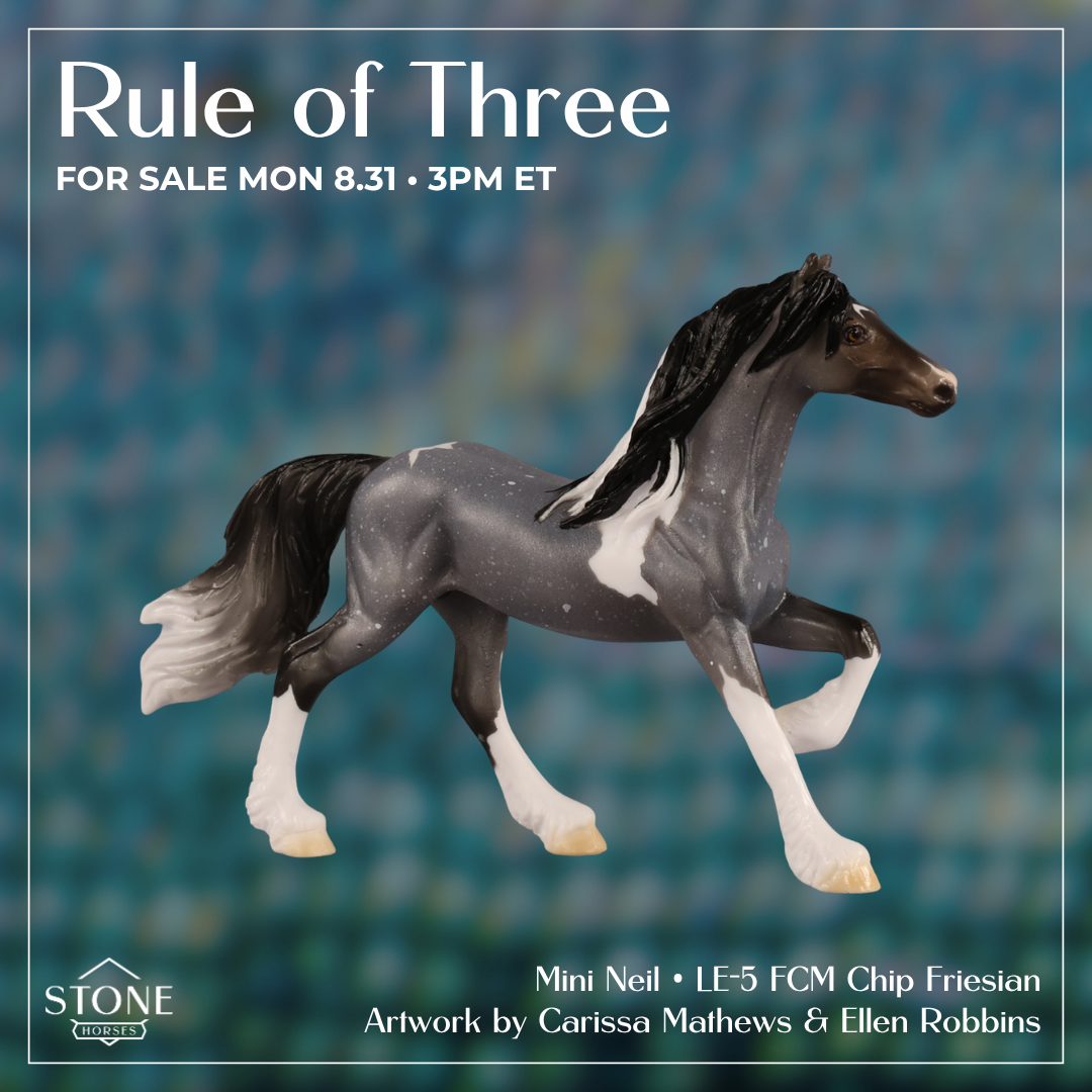 Mini Neil LE-5 FCM Chip Friesian by Ellen Robbins & Carissa Mathews Ro326