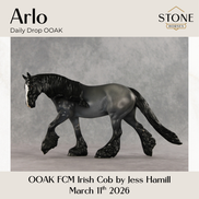 Arlo OOAK FCM Irish Cob by Jess Hamill & Stone Team DDOOAKs26