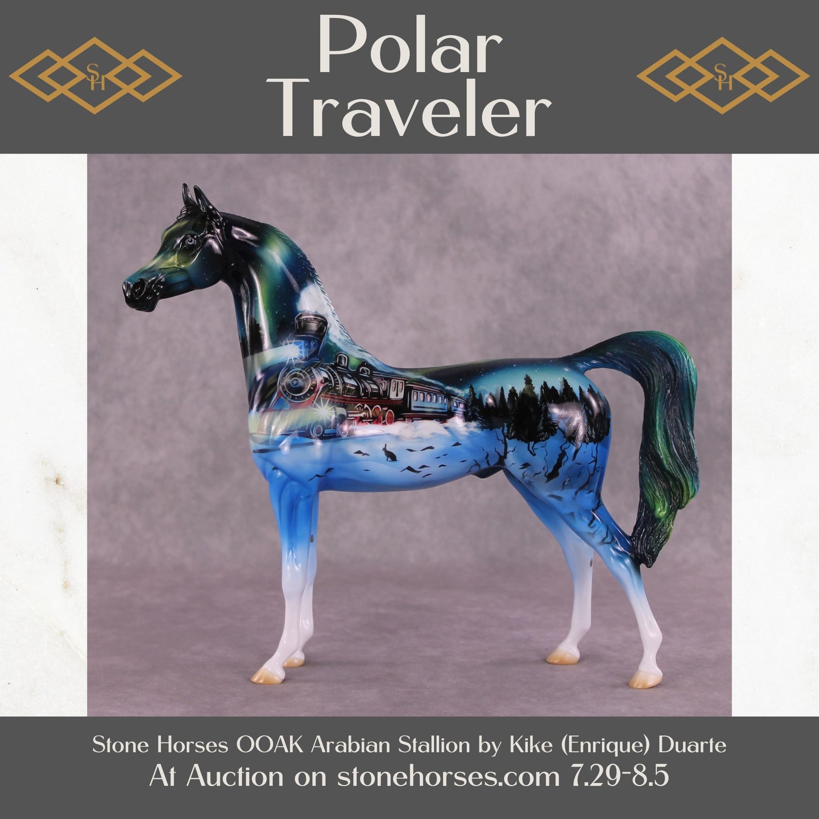 Polar Traveler OOAK Arabian Stallion by Kike Duarte Best Offer 08/05/25