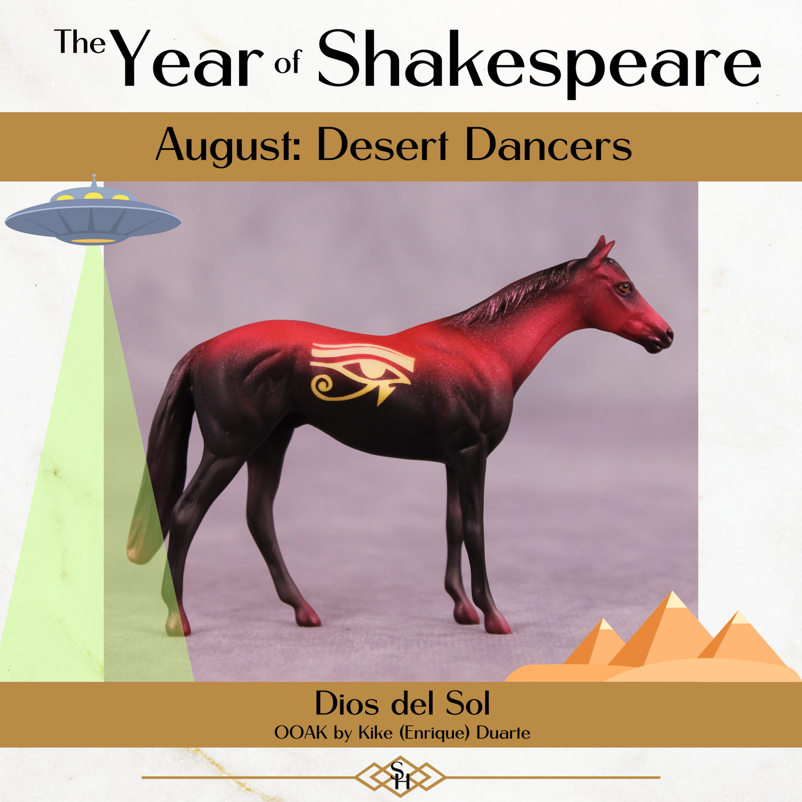 Dios del Sol OOAK Chip Thoroughbred by Kike (Enrique) Duarte CL25