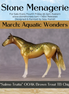 "Salmo Trutta" OOAK Glossy Brown Trout Inspired Thoroughbred Chip by Jess Hamill