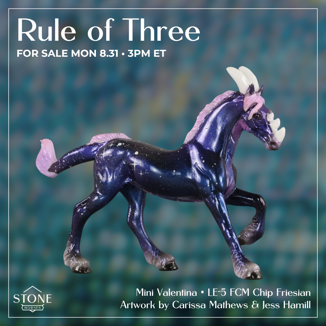 Mini Valentina LE-5 EFCM Chip Friesian by Jess, Ellen, & Carissa Ro326
