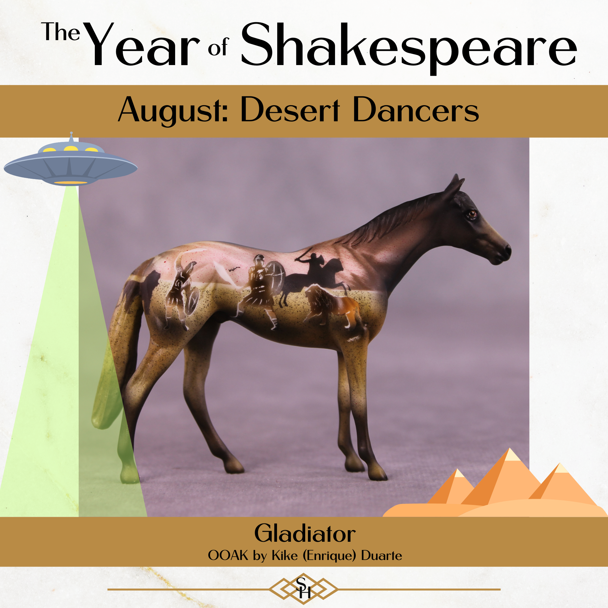 Gladiator OOAK Chip Thoroughbred by Kike (Enrique) Duarte CL25