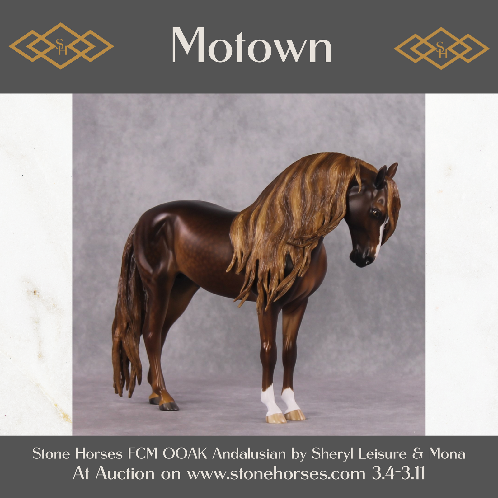 "Motown" OOAK Andalusian By Sheryl Leisure Best Offer 03/11/2025