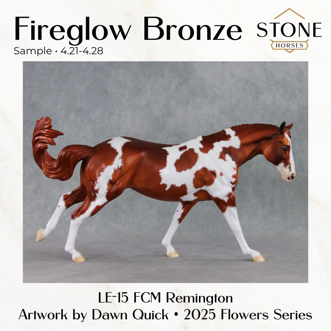 SAMPLE Fireglow Bronze LE-15 FCM Remington by Dawn Quick SS0426
