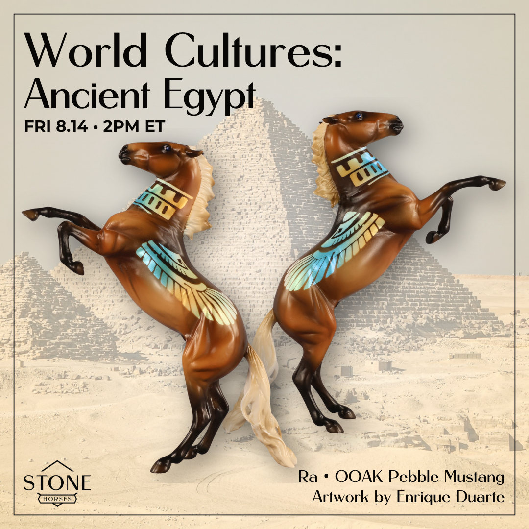 Ra OOAK Pebble Mustang by Enrique Duarte WC26