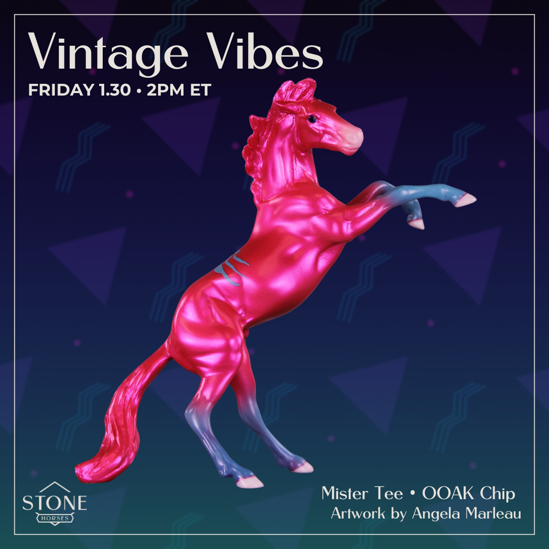 Mister Tee OOAK Chip Mustang by Angela Marleau VTV26