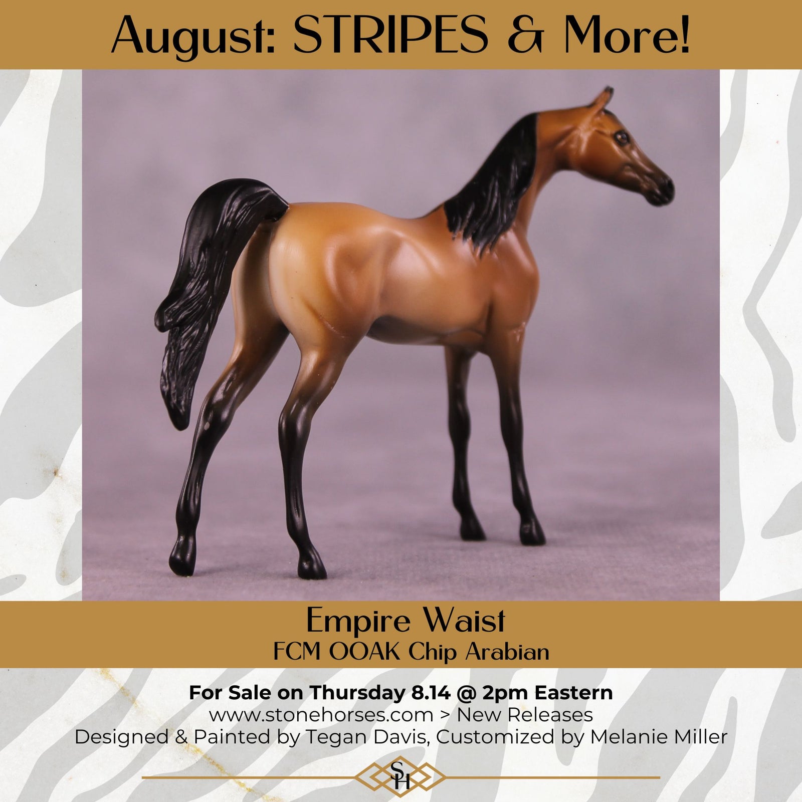 Empire Waist OOAK FCM Chip Arabian by Tegan Davis GS825