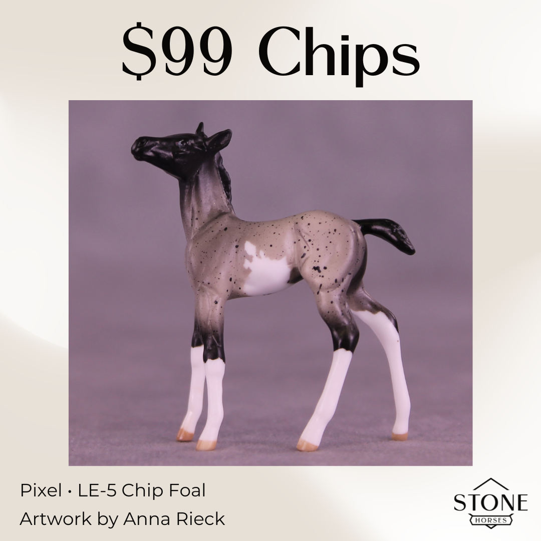 Pixel LE-5 Chip Foal by Anna Rieck February $99 Chips