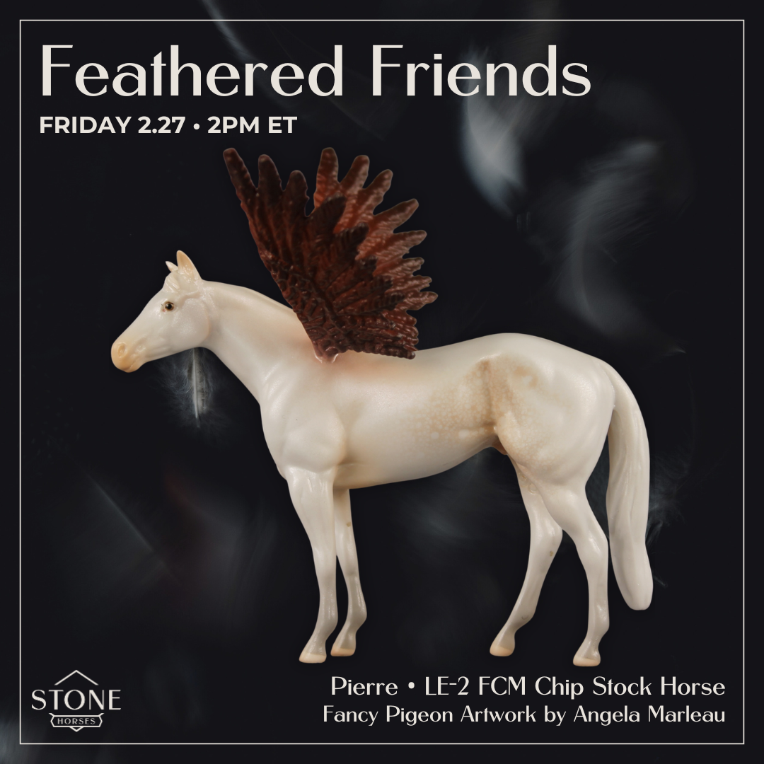 Pierre FCM LE-2 Chip Stock Horse by Angela Marleau FTF26