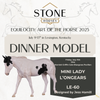&quot;Mini Lady L&#39;Ongears&quot; Pebble Mule Designed By Jess Hamill Equilocity Friday Night Dinner Models EQ25