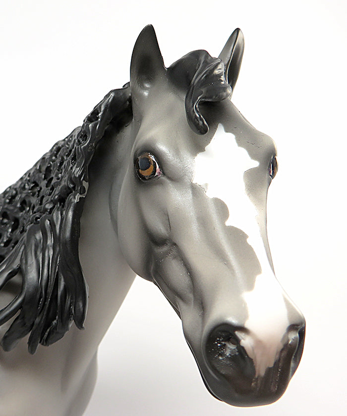GRISHAM-OOAK GRULLA PAINT ISH MODEL HORSE 8/2/16