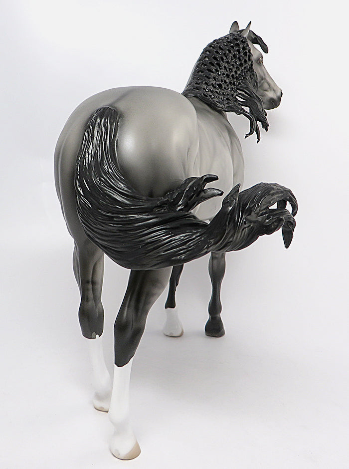 GRISHAM-OOAK GRULLA PAINT ISH MODEL HORSE 8/2/16