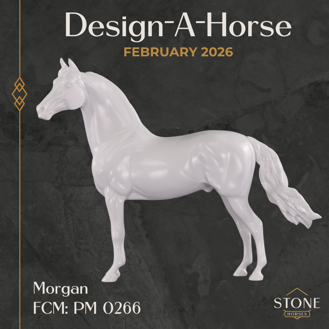 Design-A-Horse Stone Morgan Stallion PM0266 - February release 2026