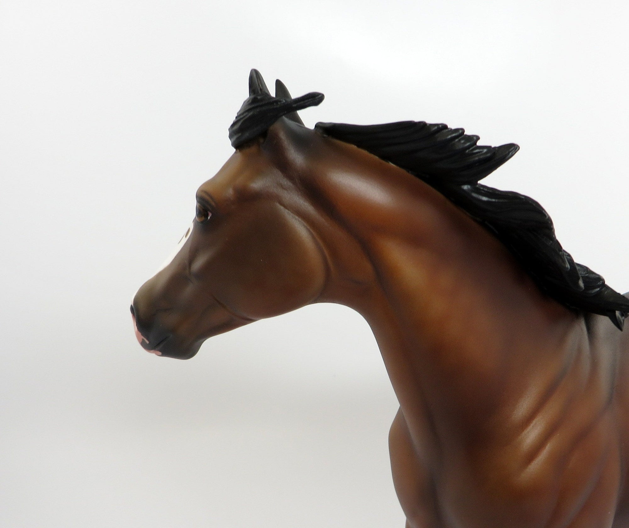 STREAKIN SIX-OOAK DAPPLE BAY ISH MODEL HORSE 2/20