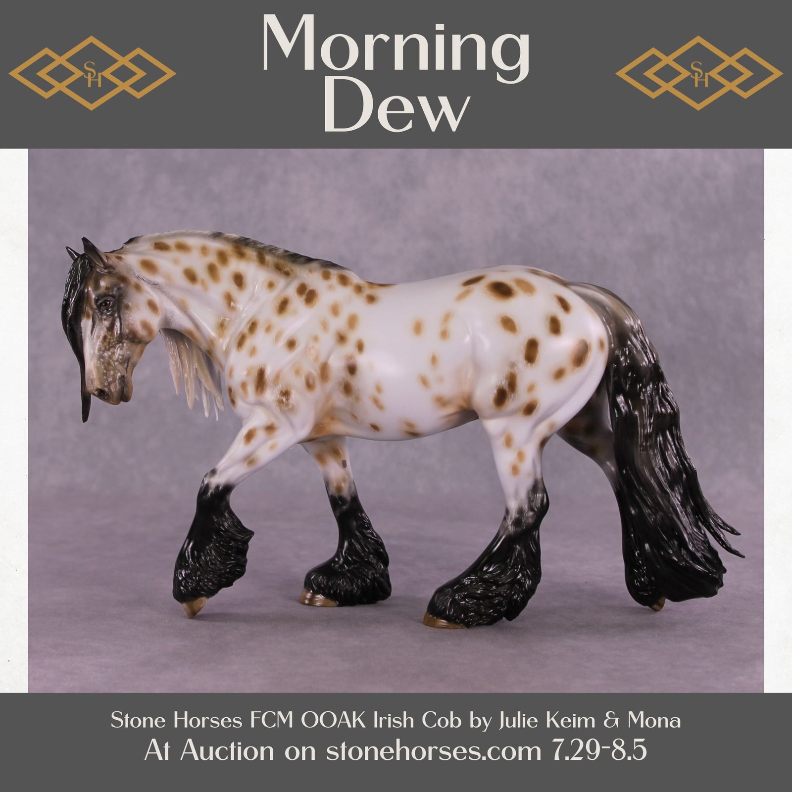Morning Dew OOAK FCM Irish Cob by Julie Keim Best Offer 08/05/25