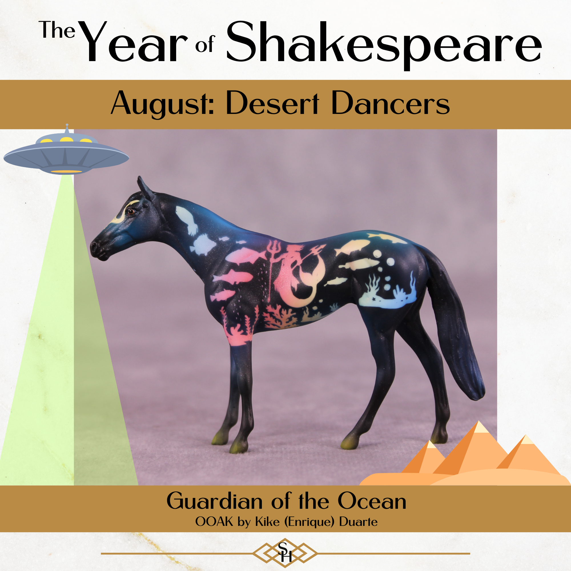 Guardian of the Ocean OOAK Chip Thoroughbred by Kike (Enrique) Duarte CL25