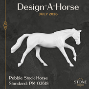 Design-A-Horse Pebble Stock Horse July Release DAH26 PM02618