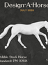 Design-A-Horse Pebble Stock Horse July Release DAH26 PM02618
