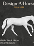 Design-A-Horse FCM Pebble Stock Horse July Release DAH26 PM02619