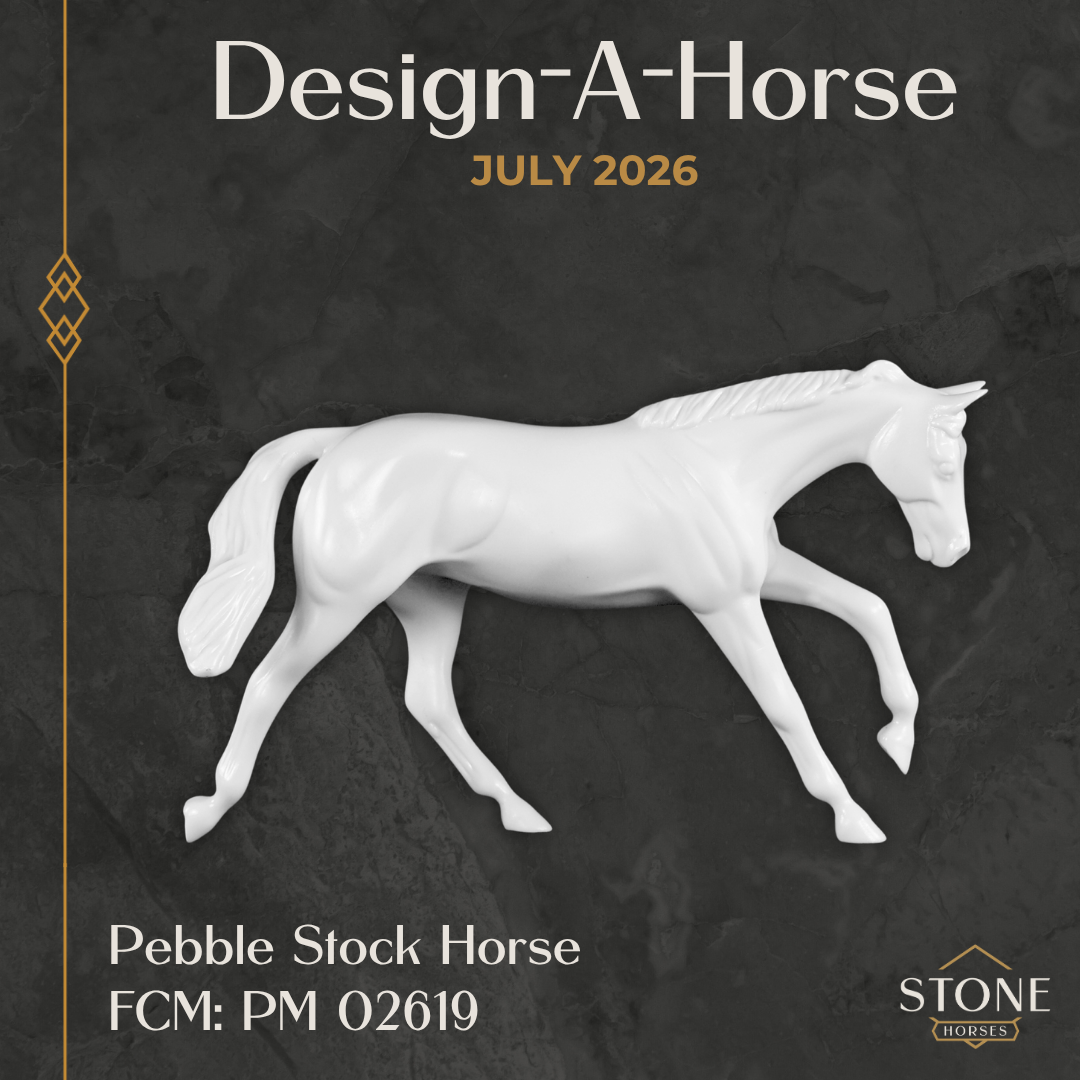 Design-A-Horse FCM Pebble Stock Horse July Release DAH26 PM02619