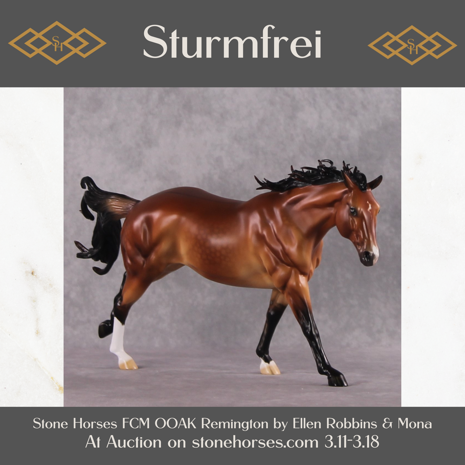 "Sturmfrei" OOAK FCM Remington By Ellen Robbins Best Offer 3/18/2025