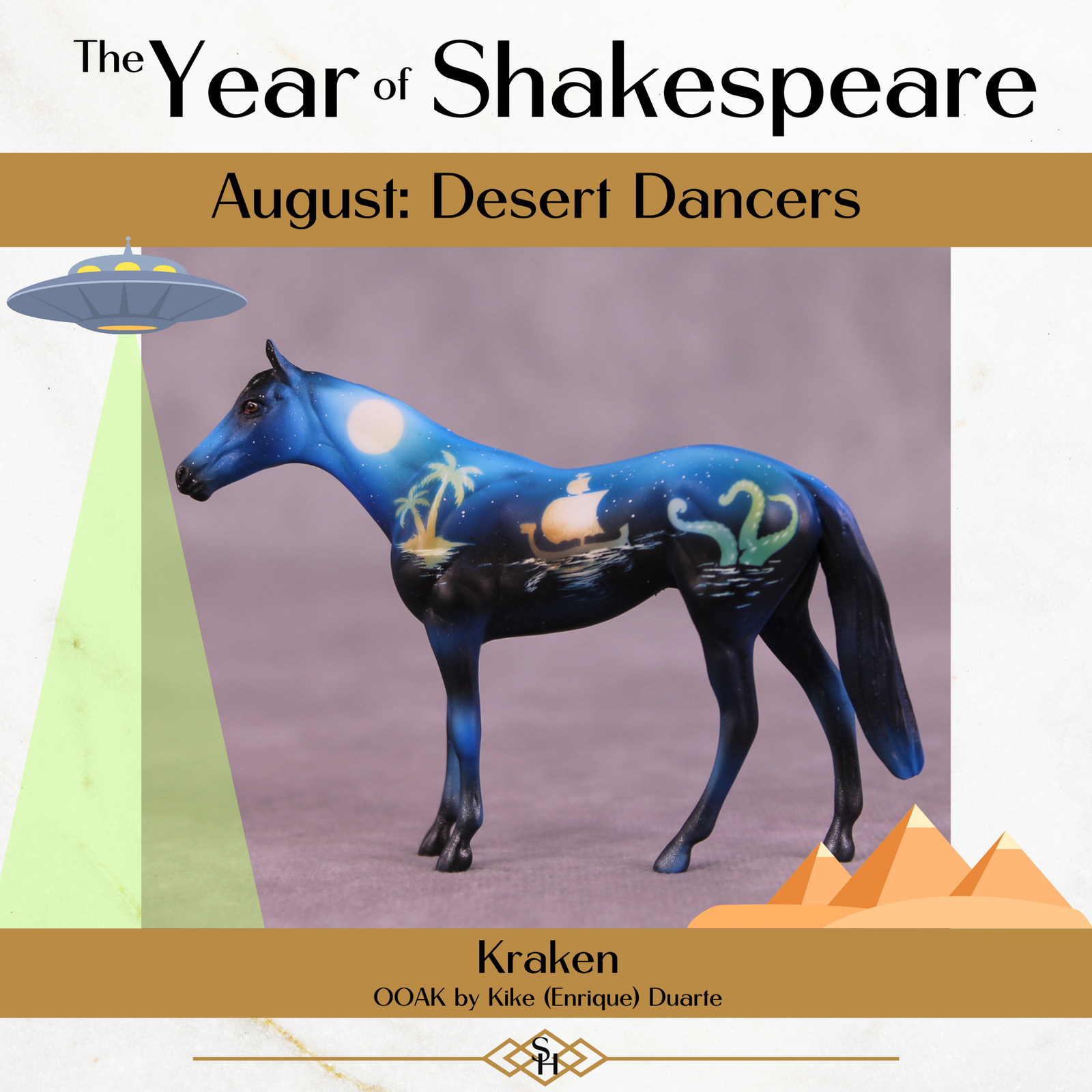 Kraken OOAK Chip Thoroughbred by Kike (Enrique) Duarte CL25