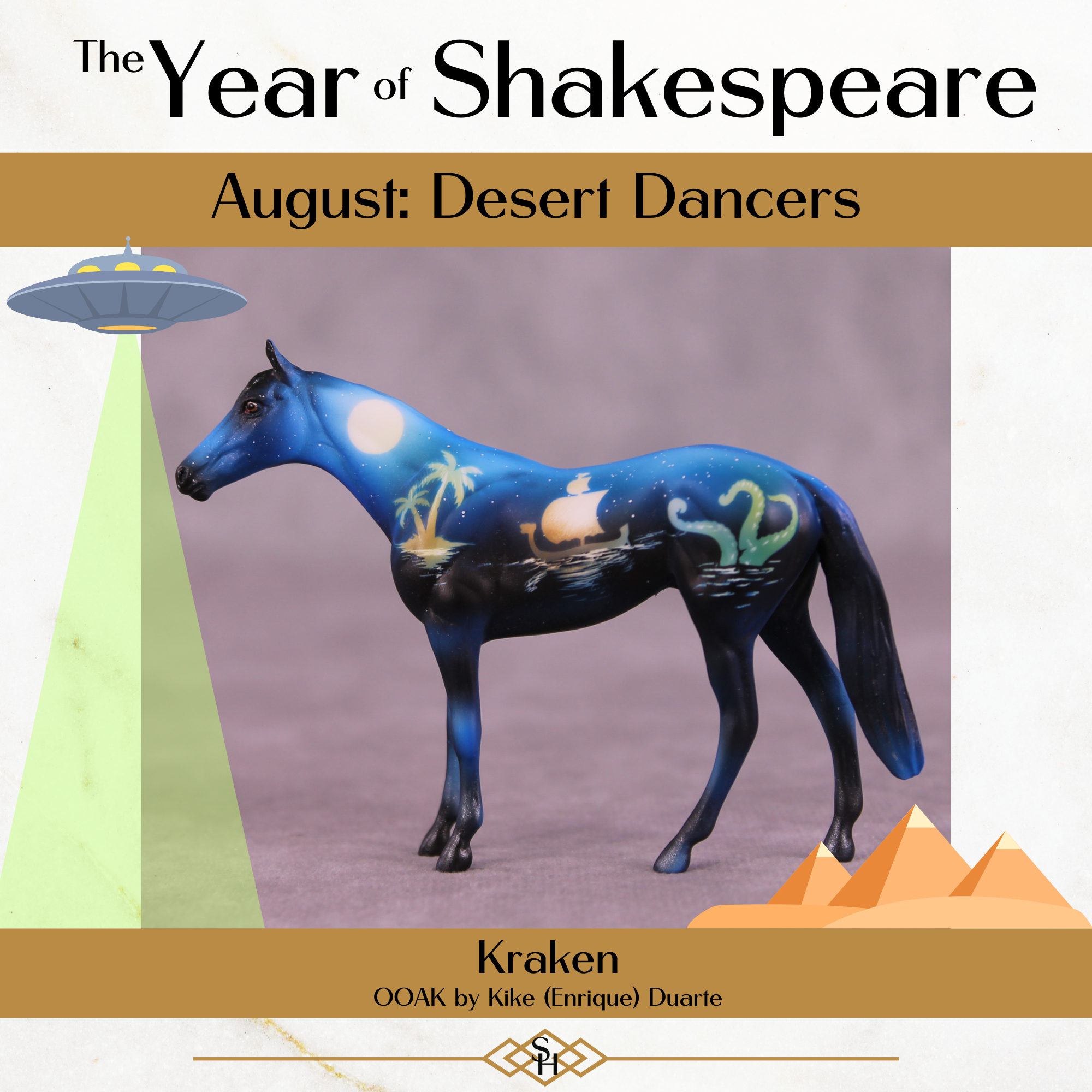 Kraken OOAK Chip Thoroughbred by Kike (Enrique) Duarte CL25