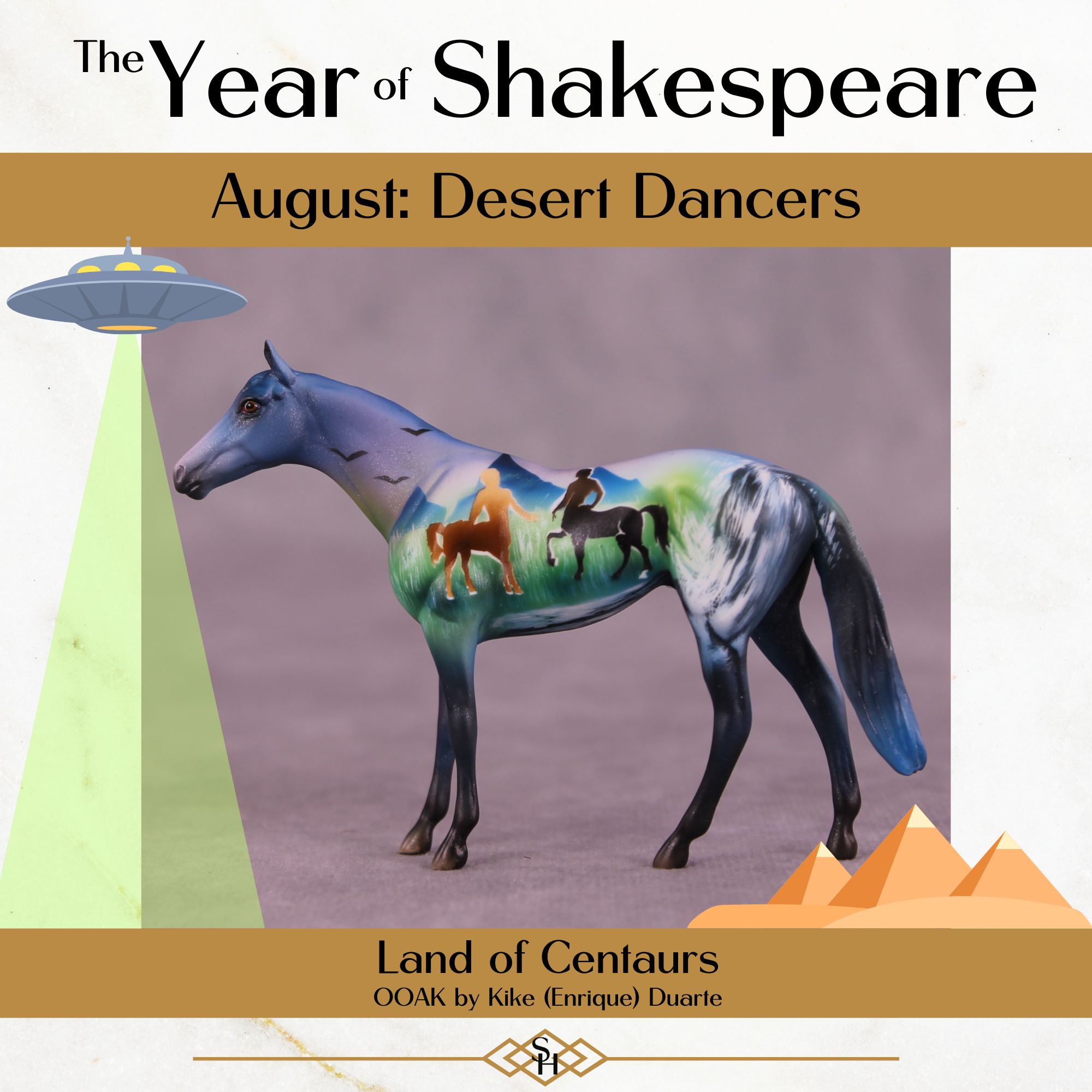 Land of Centaurs OOAK Chip Thoroughbred by Kike (Enrique) Duarte CL25