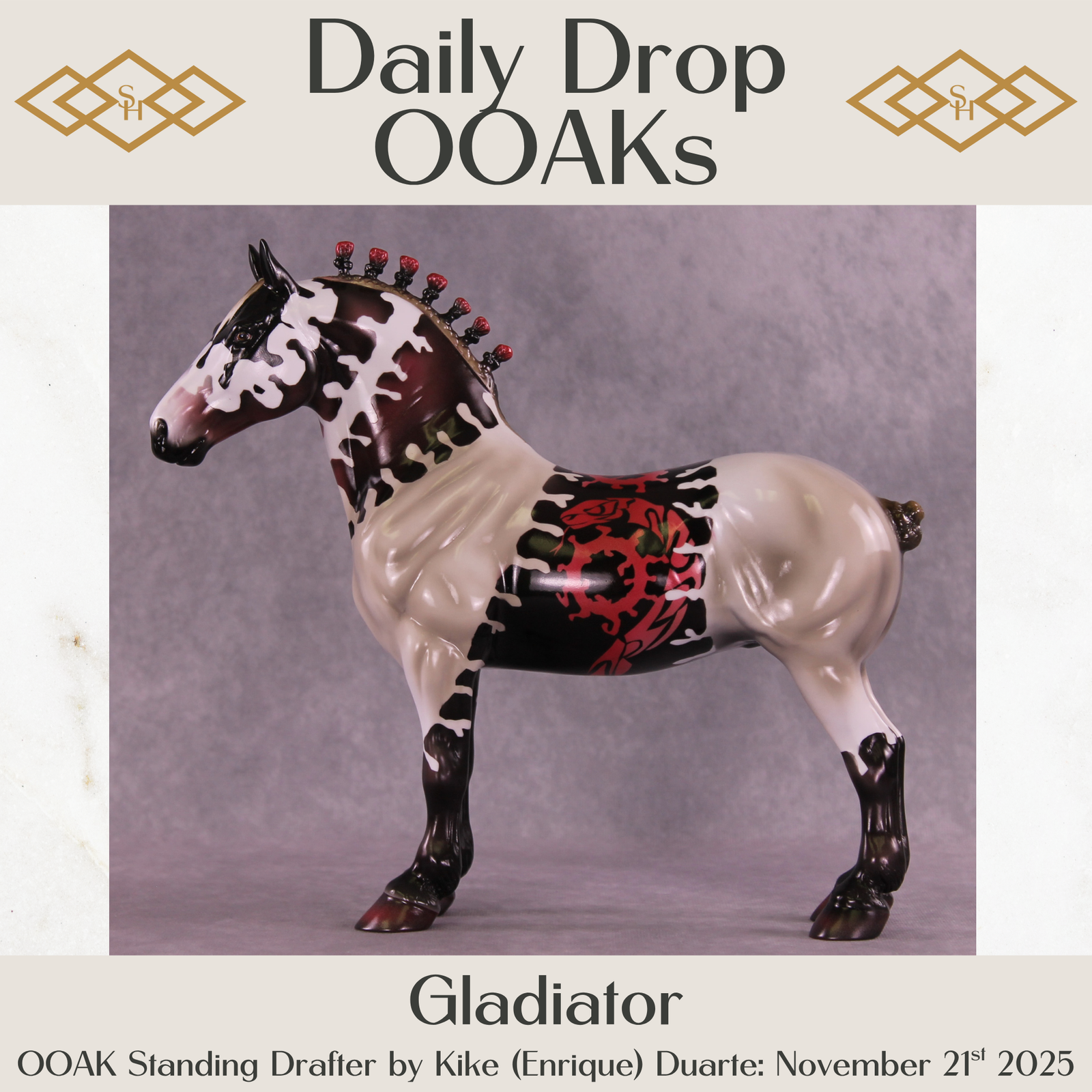 Gladiator OOAK Standing Drafter by Kike (Enrique) Duarte DDOOAKs25