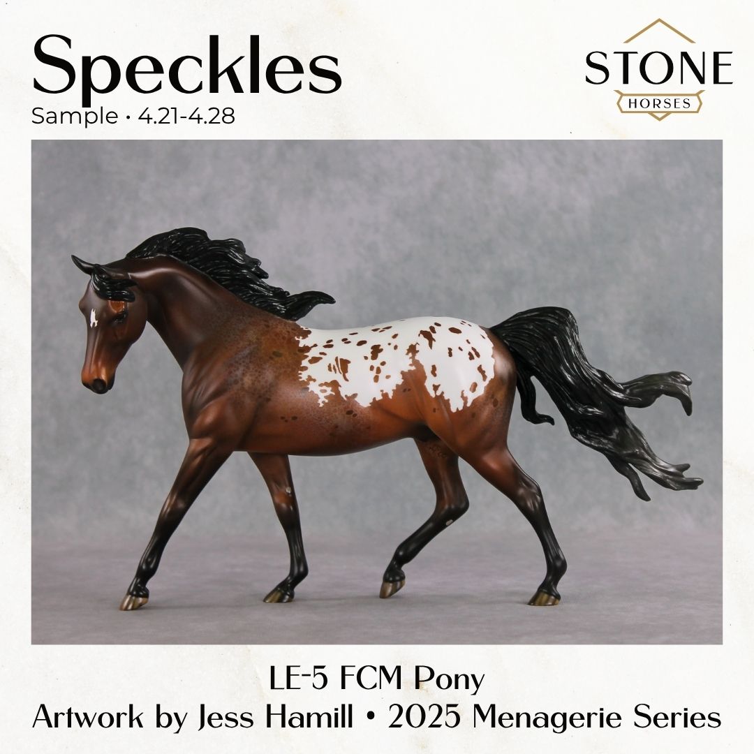 SAMPLE Speckles LE-5 FCM Pony by Jess Hamill SS0426