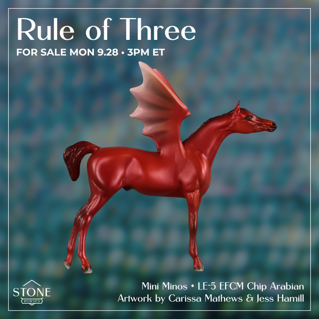 Mini Minos LE-5 EFCM Chip Arabian by Jess Hamill & Carissa Mathews Ro326